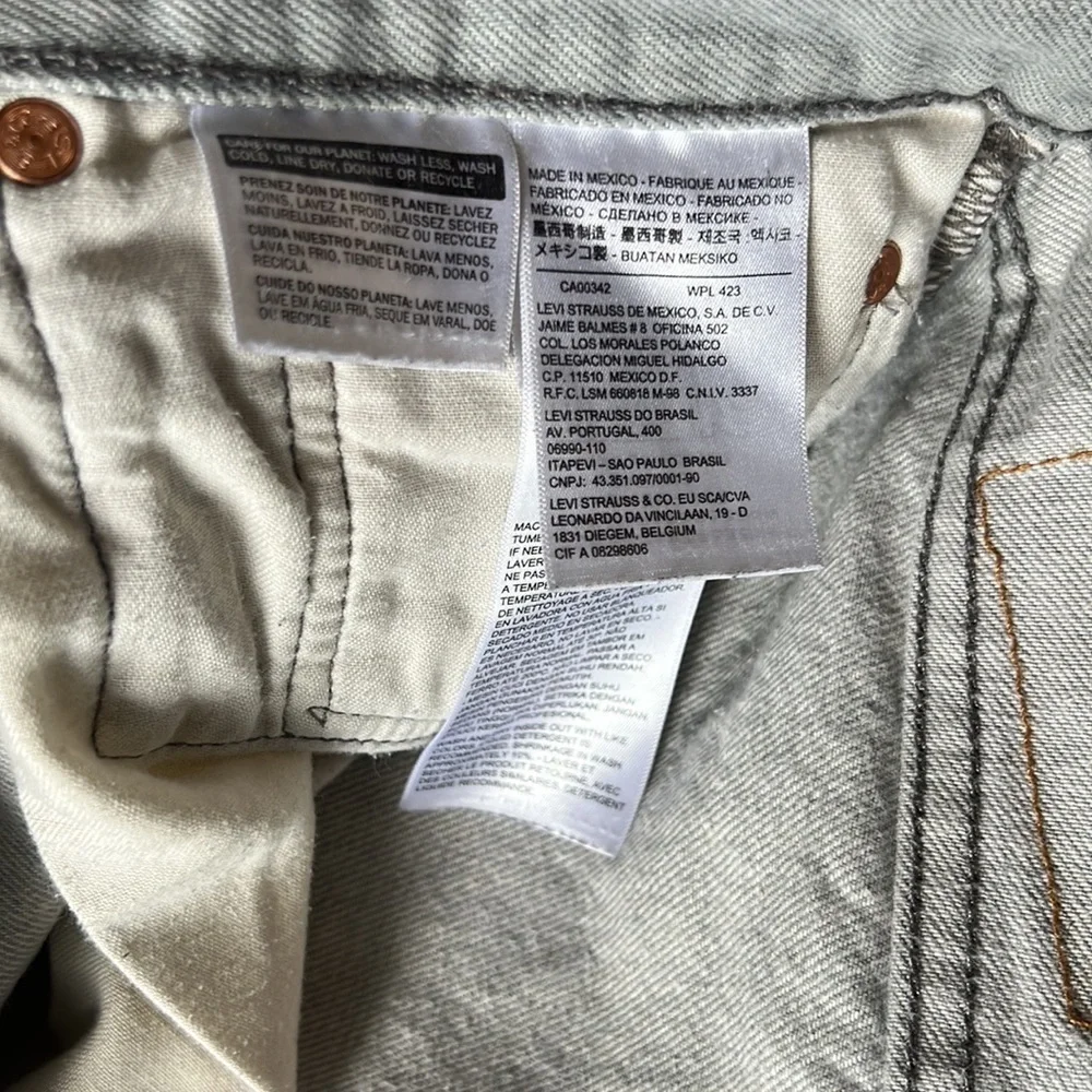Levi's Premium 501 Straight‎ Jeans Size W 38 L 30